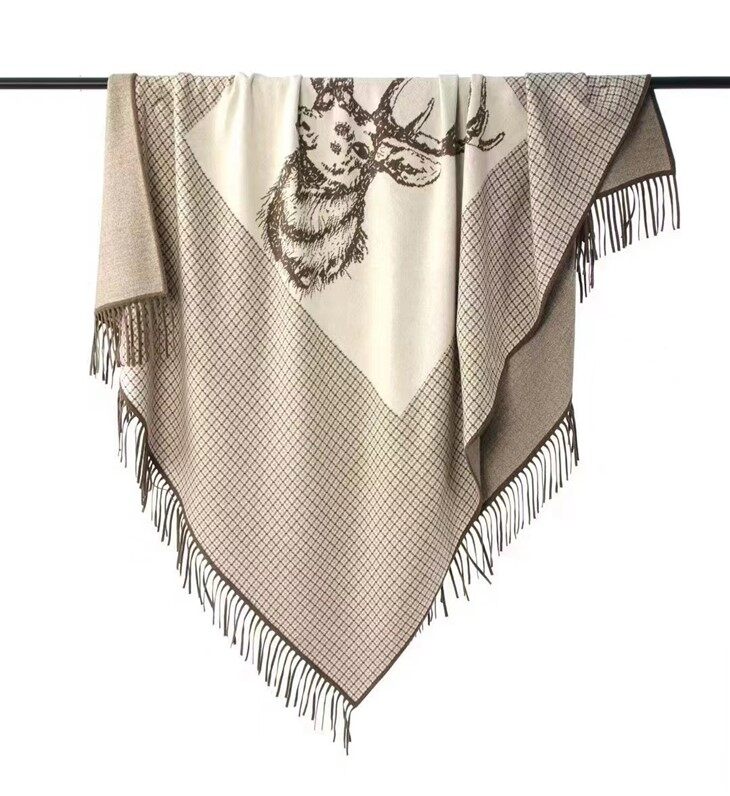 Custom Super King Wool Travel Blanket