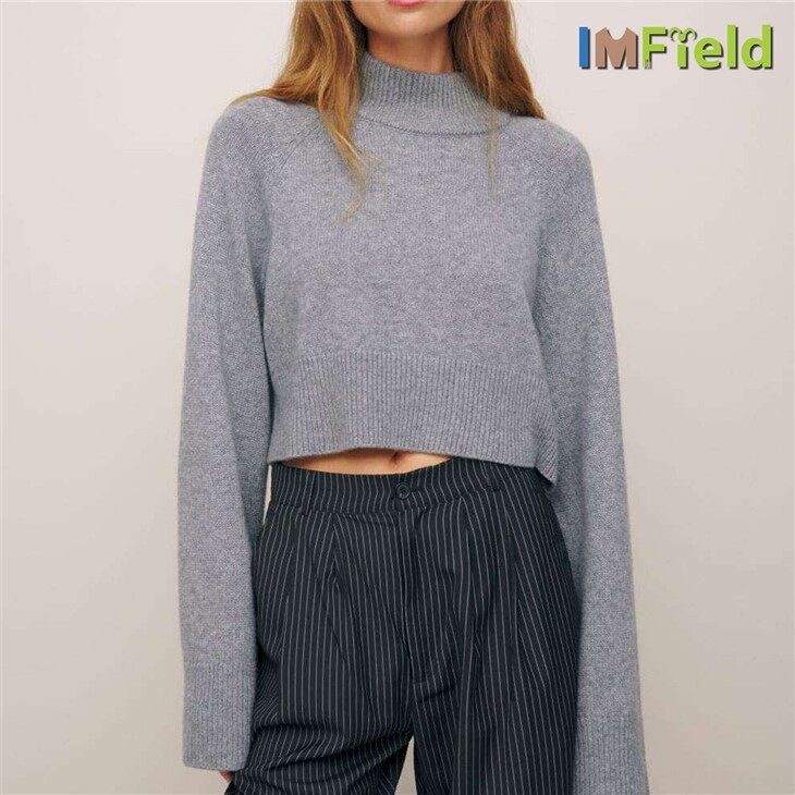 Custom Women Turtleneck Knit Casmere Sweaters