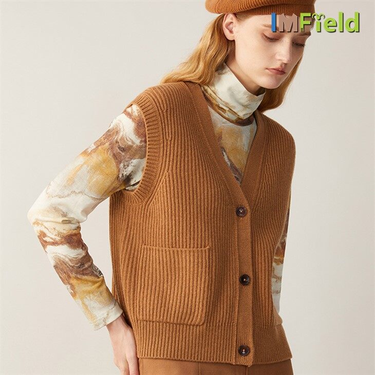 Customized OEM fanm New Wool Vest
