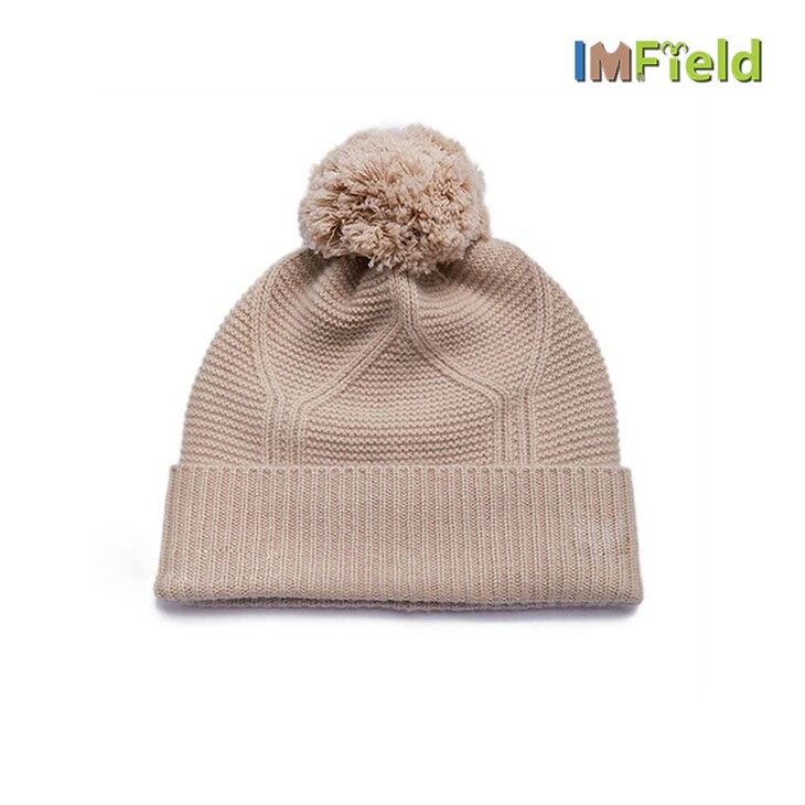 Lady Angle Rib Knitted Cashmere Beanie