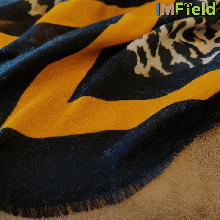 Leopard Print Scarf Cashmere Shawl