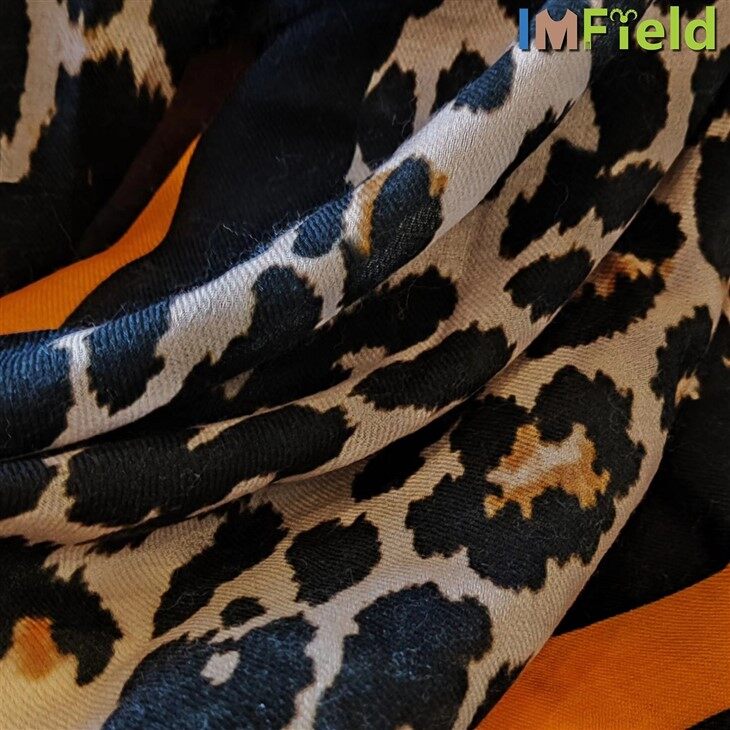 Leopard Print Scarf Cashmere Shawl