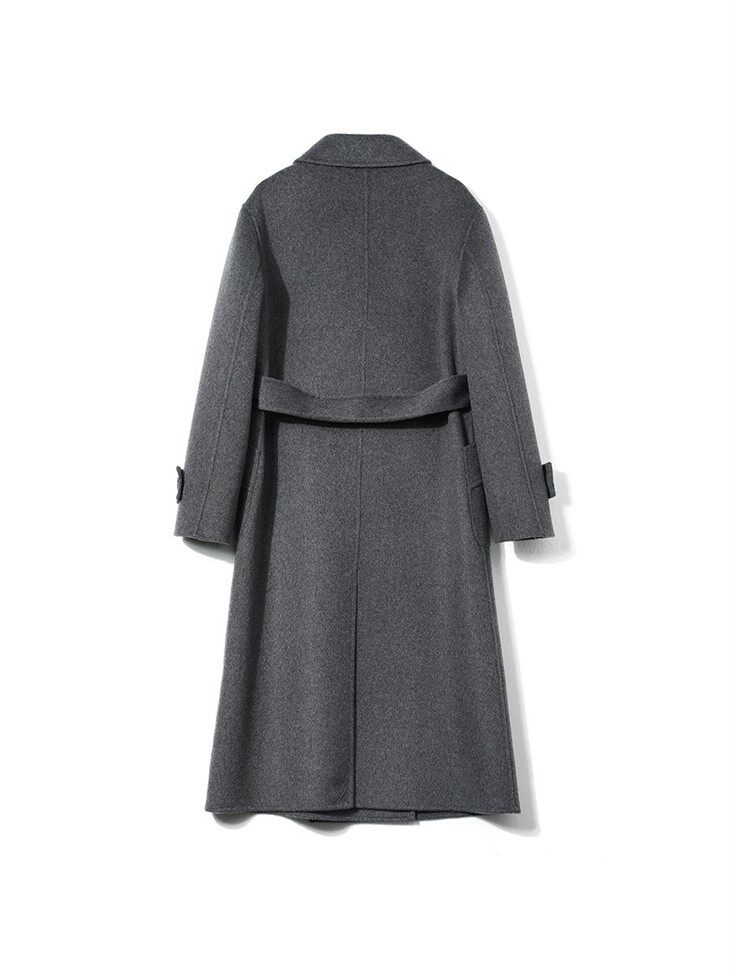 Long Grey Cashmere Coat