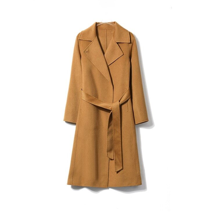 Long Red Cashmere Coat