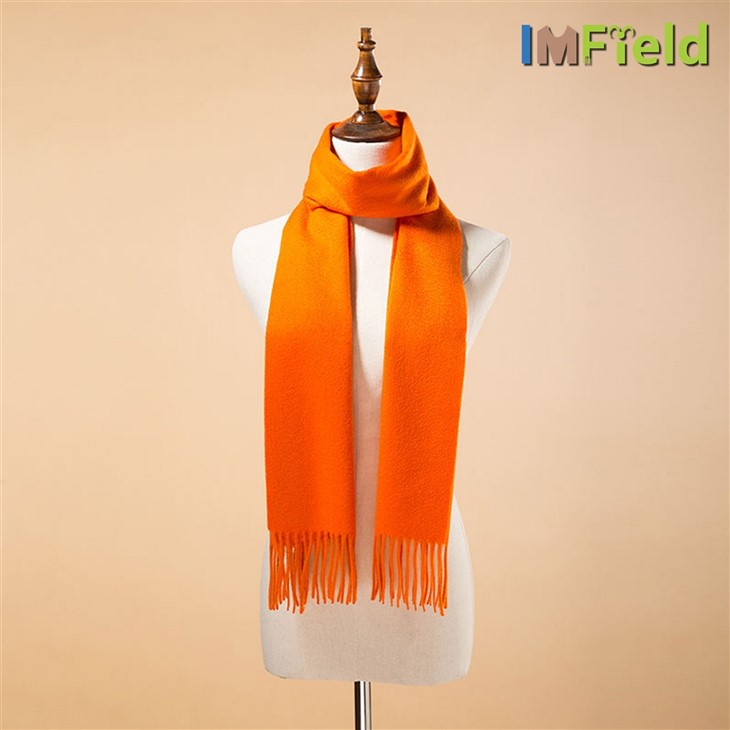 Luxury Autumn Winter Pure Color 100% Cashmere Scarves