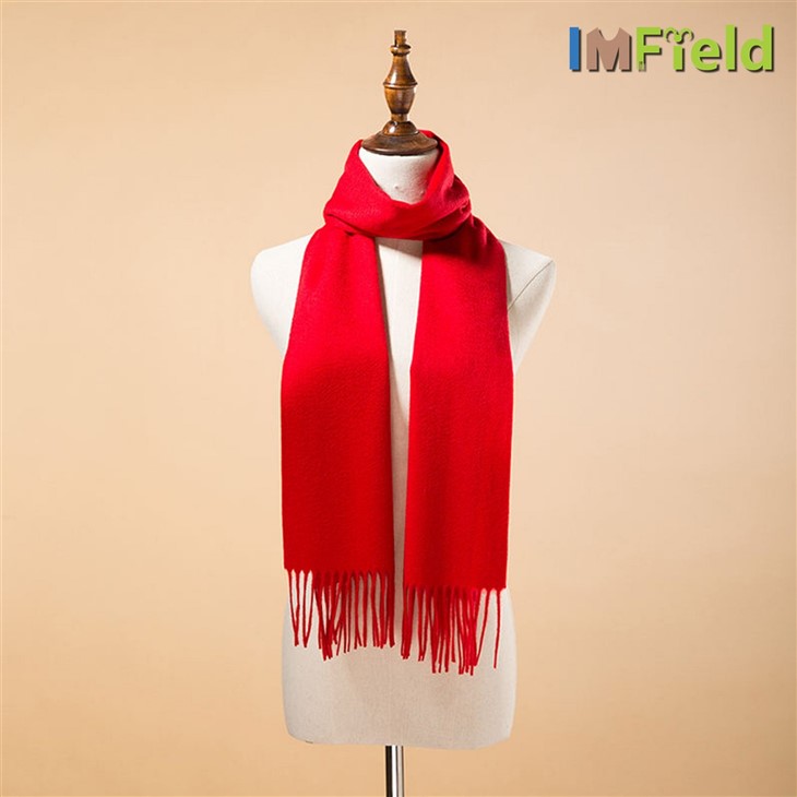 Luxury Autumn Winter Pure Color 100% Cashmere Scarves