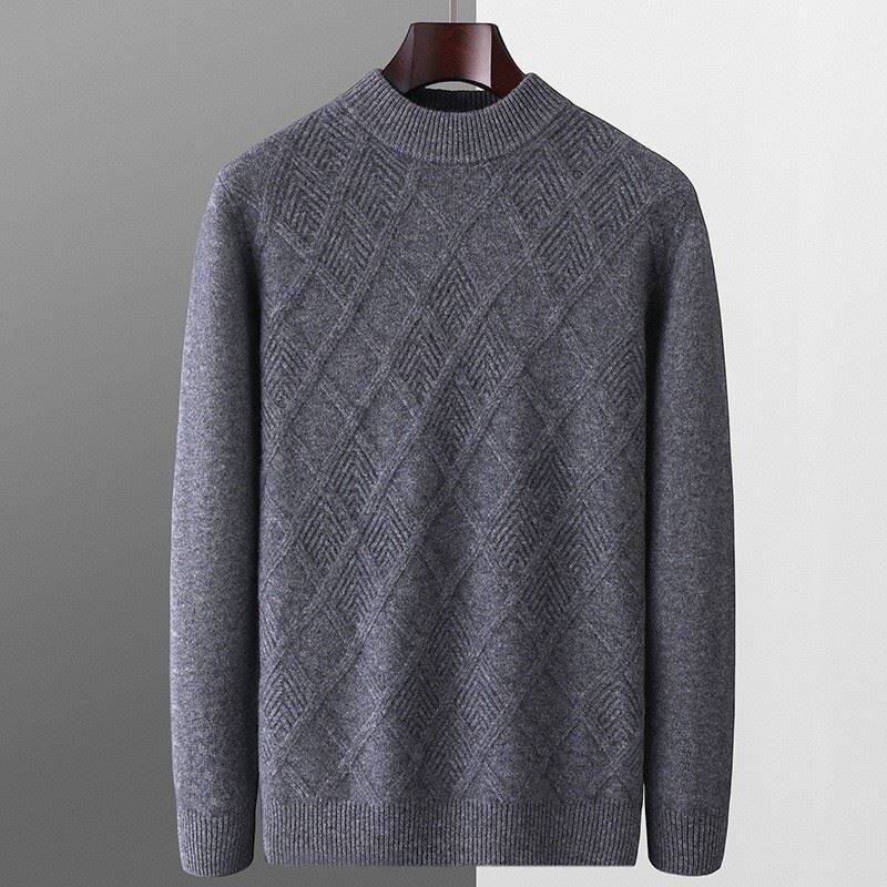 pure cashmere pullover for men