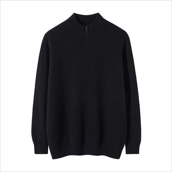 Men's Quarter Zip Cashmere Sweater