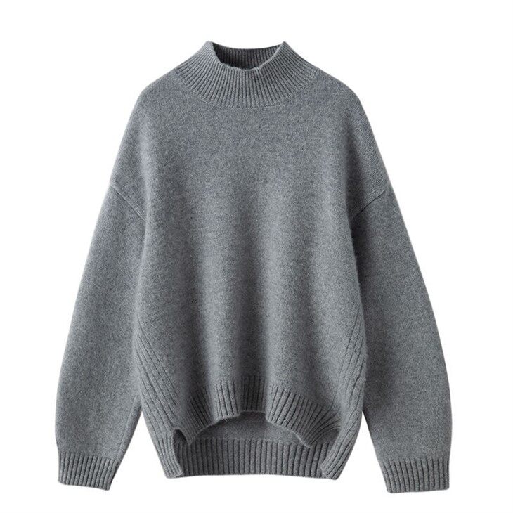 Mongolia Pullover Turtleneck Cashmere Sweater For Women