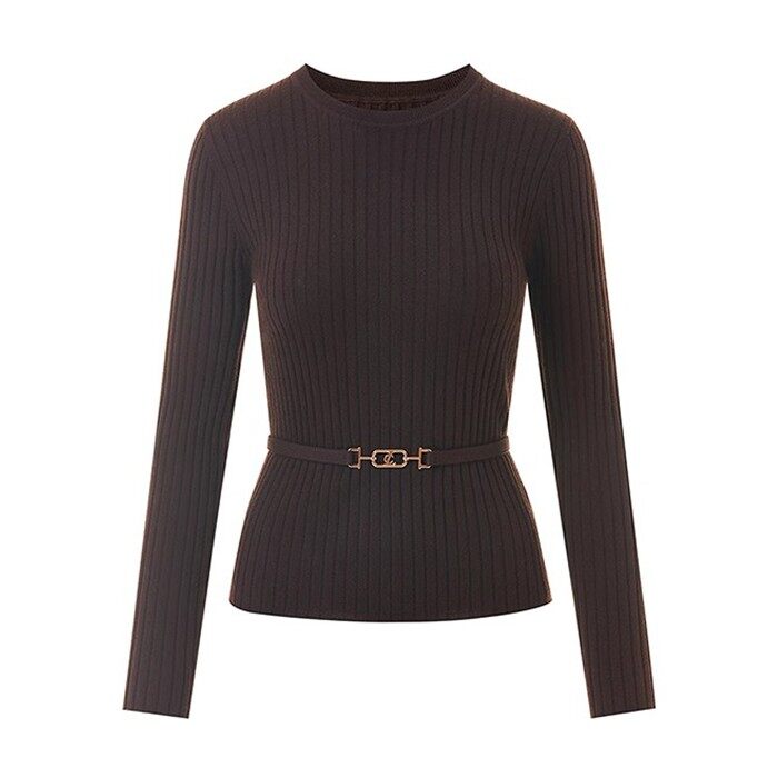 Mongolian Merino Wool Crewneck Sweater
