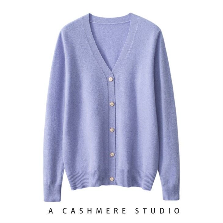 New Wool Cardigan Knitted Sweater Women