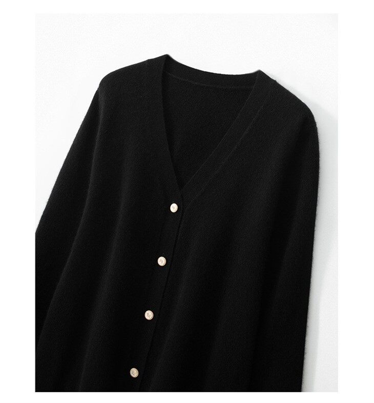 New Wool Cardigan Knitted Sweater Women