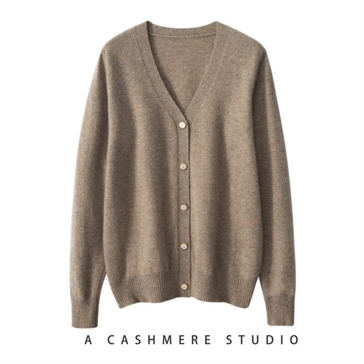 New Wool Cardigan Knitted Sweater Women