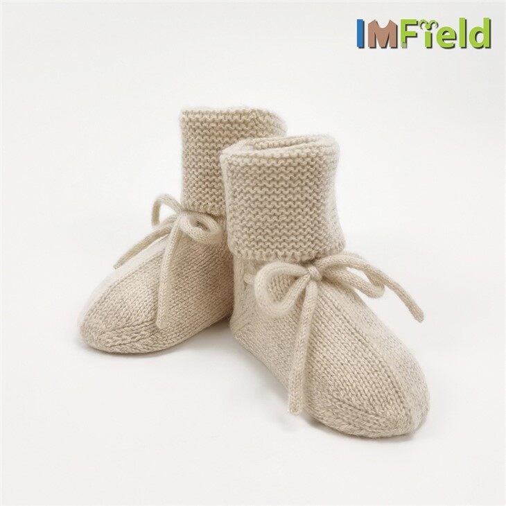 Newborn Baby 100% Cashmere Knitting Bonnet Boots Socks