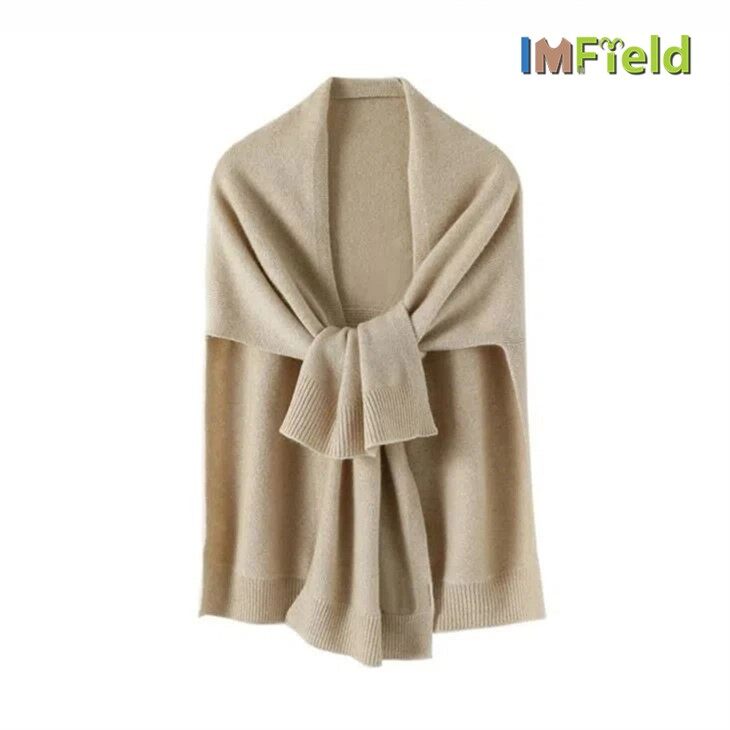 Oversize epè pi bon kalite poncho knitted kashmir