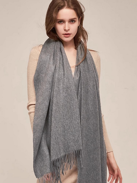 sustainable cashmere scarf