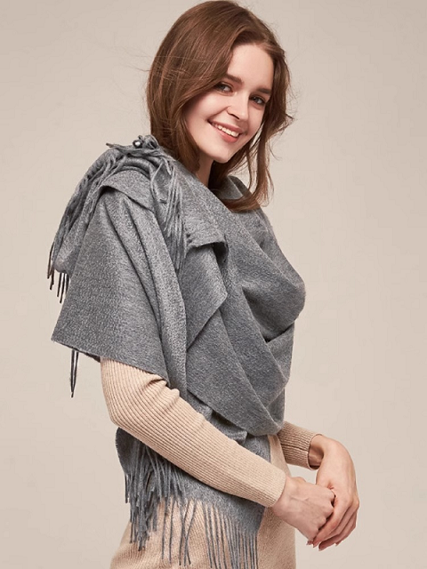 sustainable cashmere scarf