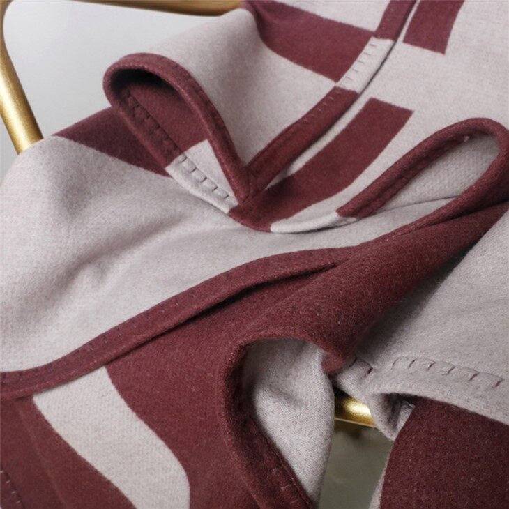 Queen Size Heavy King Wool Cashmere Blanket