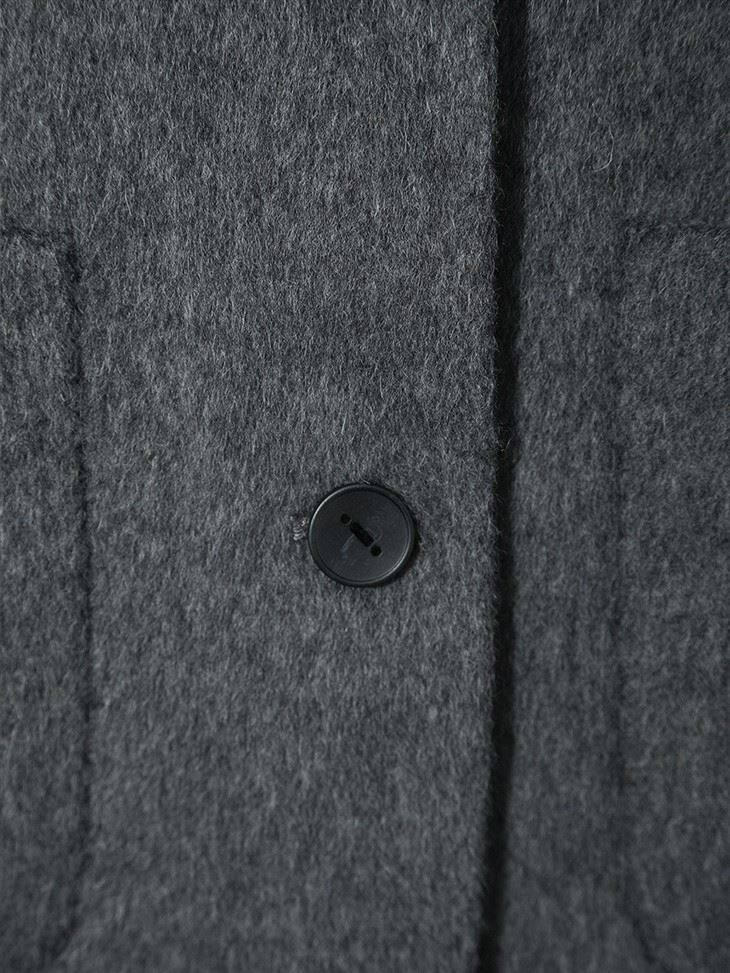 Short Camel Wool Coat