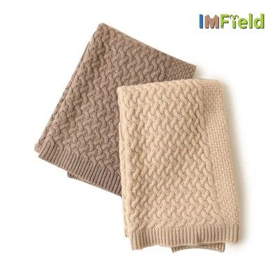 Бебешка кашмирена кошница Плетено одеяло