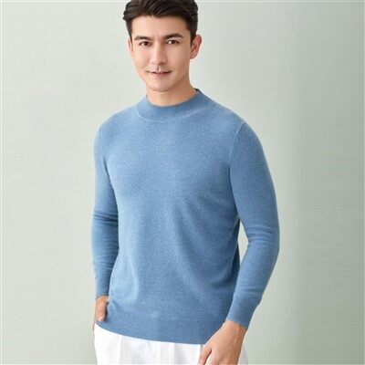 سترات كينت بأكمام طويلة للرجال من الكشمير بنسبة 100%