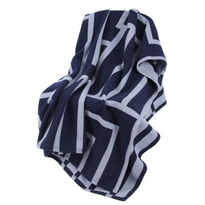 Gruby wełniany koc z kaszmiru w rozmiarze Queen