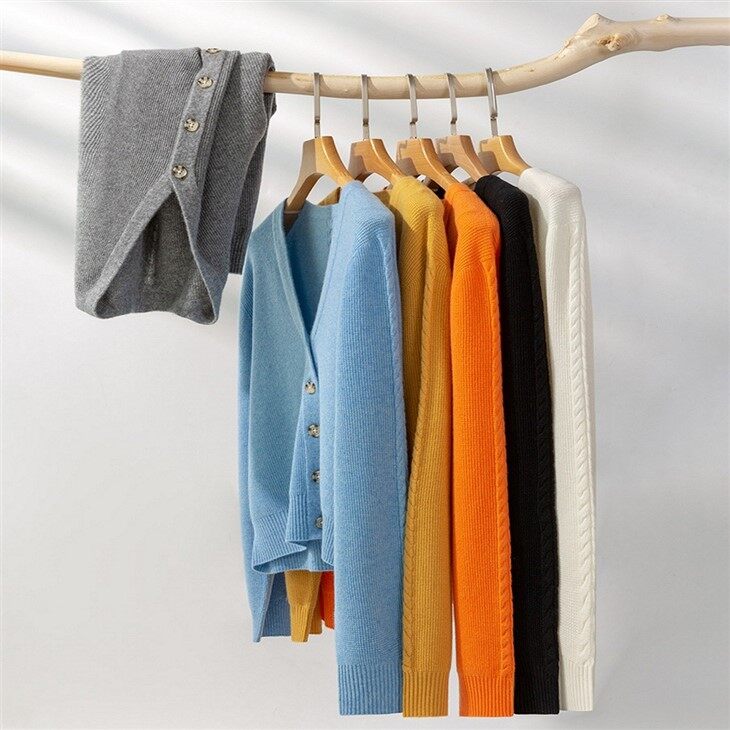 Spring Featherweight Wool Cardigan Sweater Women's