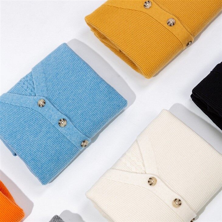 Spring Featherweight Wool Cardigan Sweater Women's