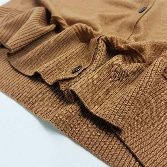 Spring Thin V Neck Wool Cardigan Sweater