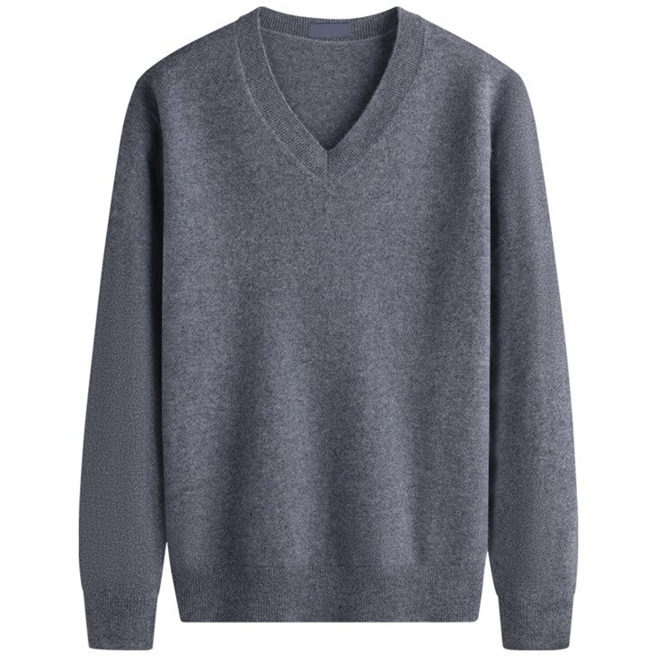 Vince Weekend Gason V Neck Cashmere Jumpers Sweater