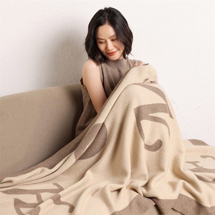 Wholesale Luxury 100%cashmere Blanket Kint Cashmere Duvet