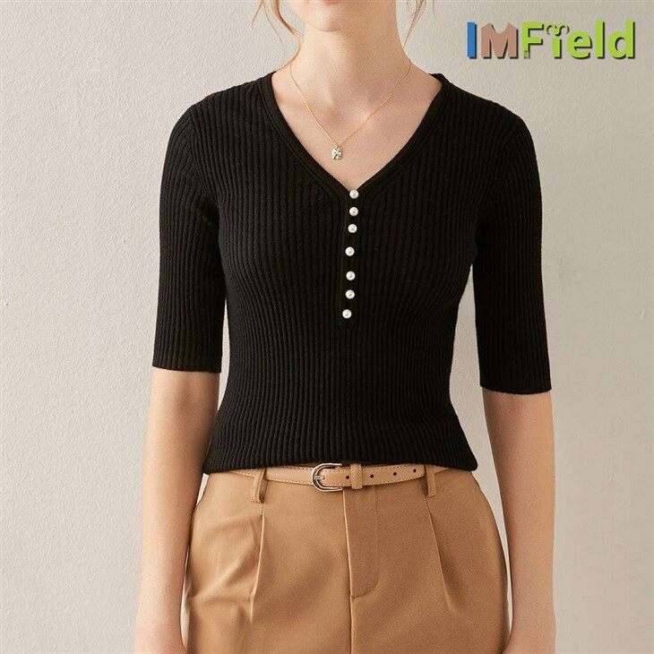 Wholesale OEM Knitted Women Short Sleeve Cashmere Sweaters