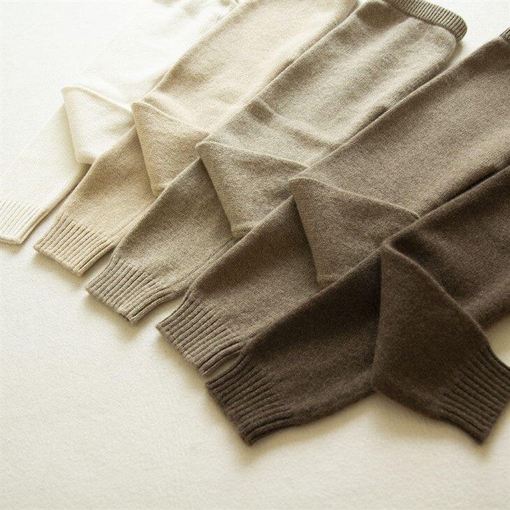 Wholesale Plain Color Toddlers Leggings Knit Baby Cashmere Pants