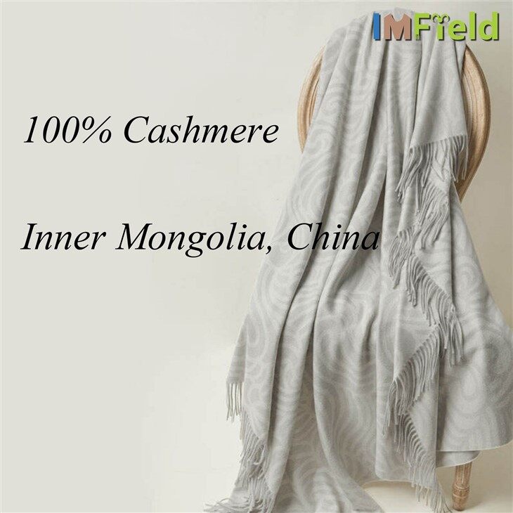 Wholesale Thickened Jacquard Double Side Warm Cashmere Blanket