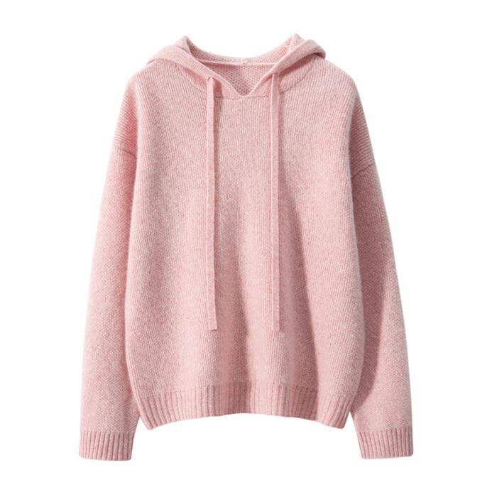 여성용 캐시미어 후디
