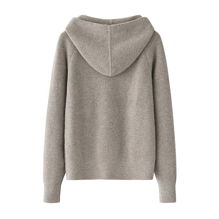 Women's Cashmere Zip Up Hoodie