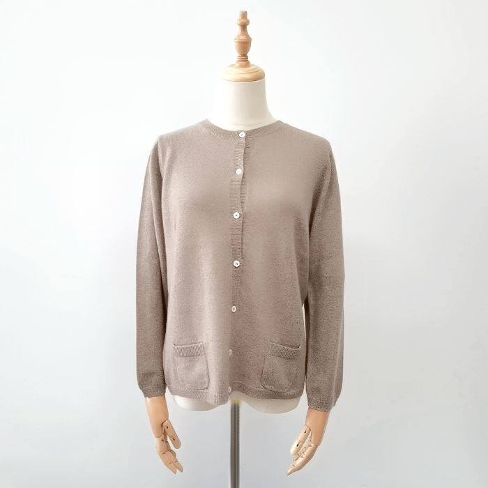 Női kasmír gyapjú kötött kardigán