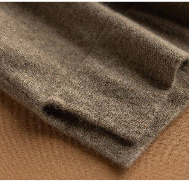 Womens Halfneck Short Sleeved 100% Cashmere Pullover Sweater