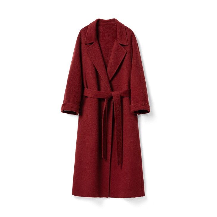 Wool Blend Cashmere Coat