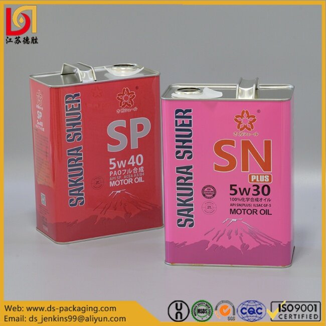 1 Gallon F-Style Oblong Metal Can