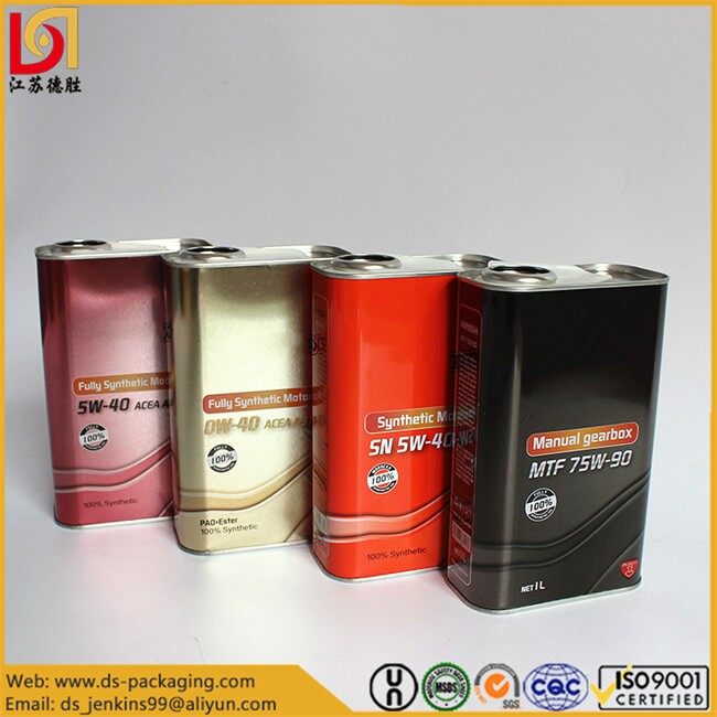 1 Liter Metal F Style Cans With Spout