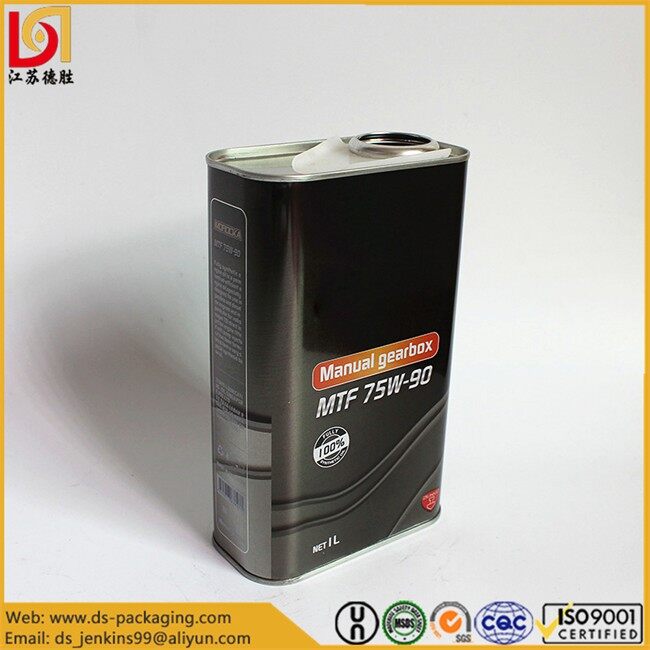 1 Liter Metal F Style Cans With Spout