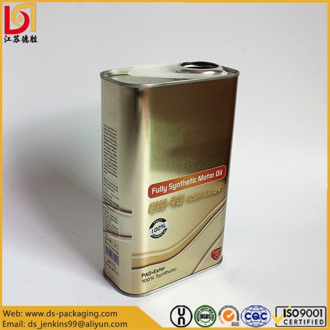 1 Liter Metal F Style Cans With Spout