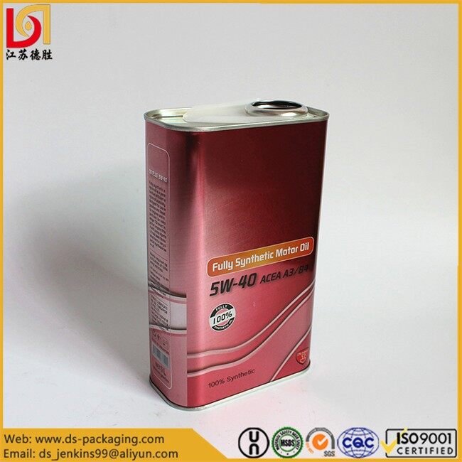 1 Liter Metal F Style Cans With Spout