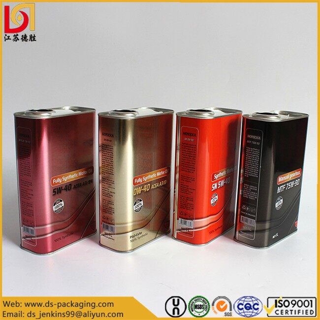 1 Liter Metal F Style Cans With Spout
