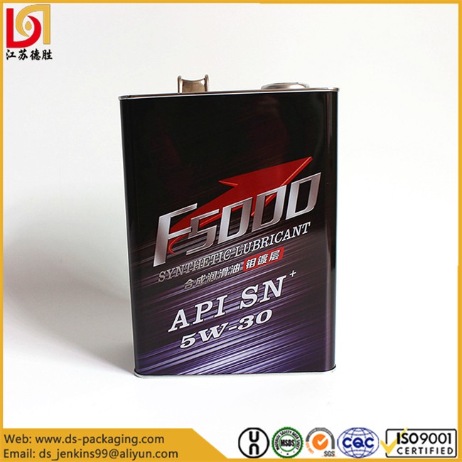 4L Metal Engine Oil Can