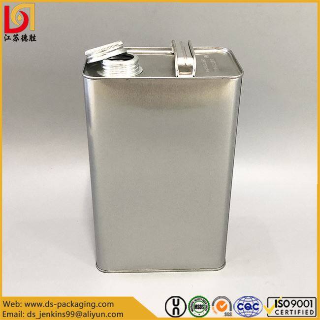 4L oliedåse med metalskruelåg