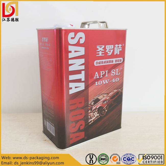 Empty Oil Can Of 4 Liter