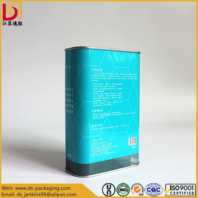 Japanese 1L Rectangular Tin Can