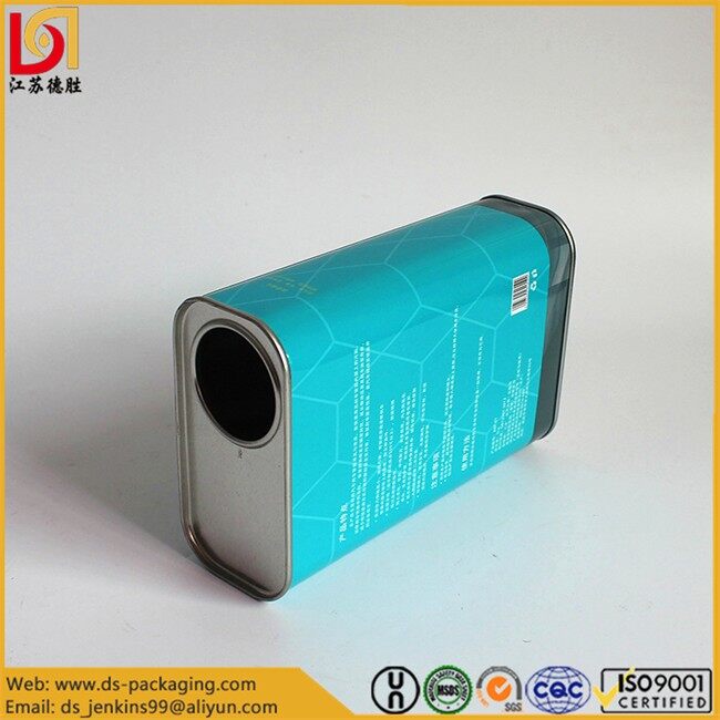 Japanese 1L Rectangular Tin Can